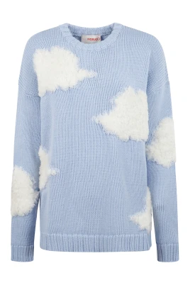 Pastellblå Cloud Sweater