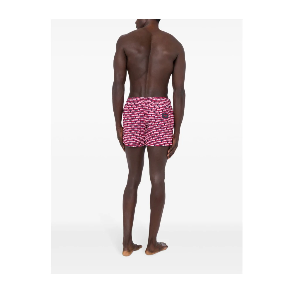 Moschino Zee Kleding met Grafische Print Blue Heren