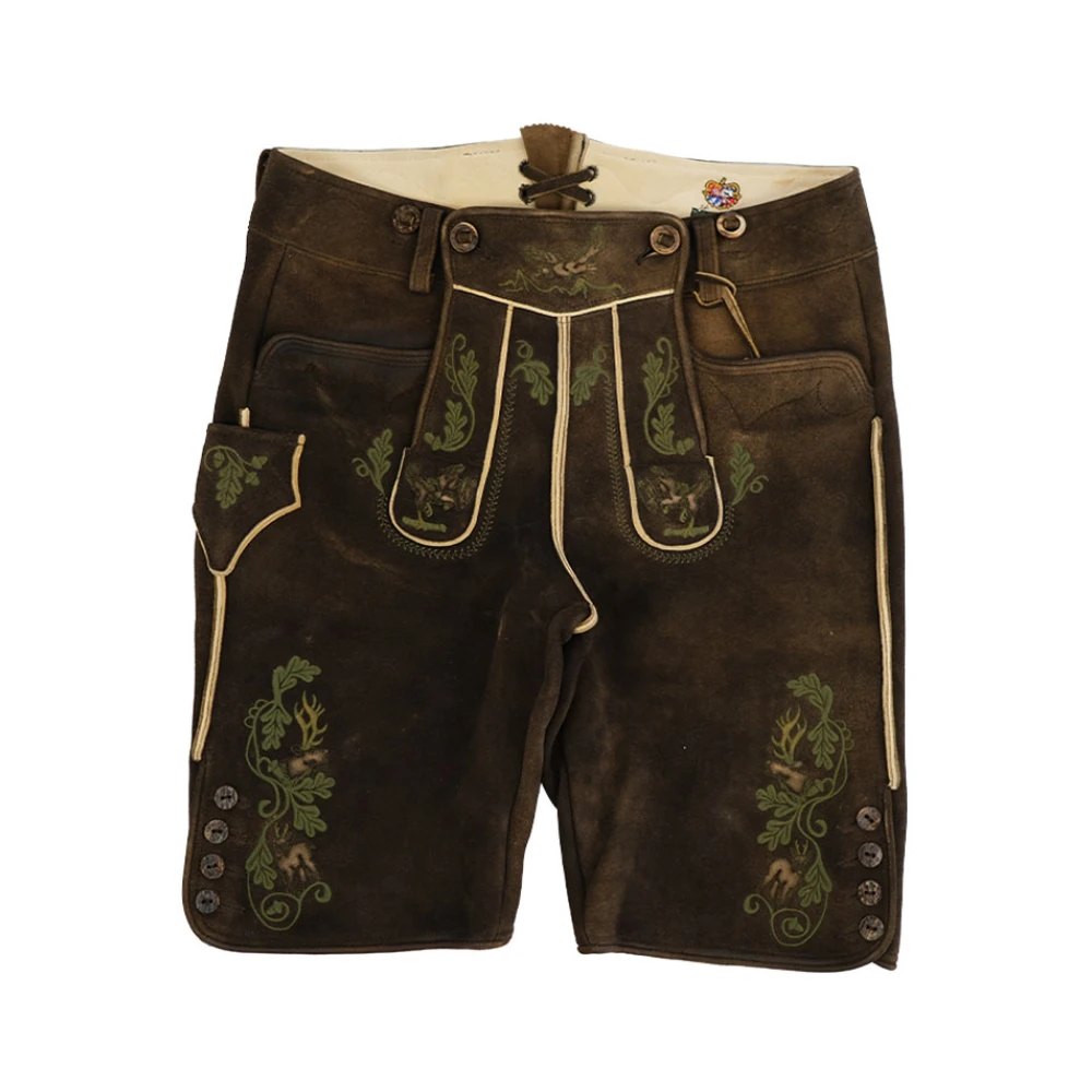 Meindl Traditionele Lederhose Brown Heren