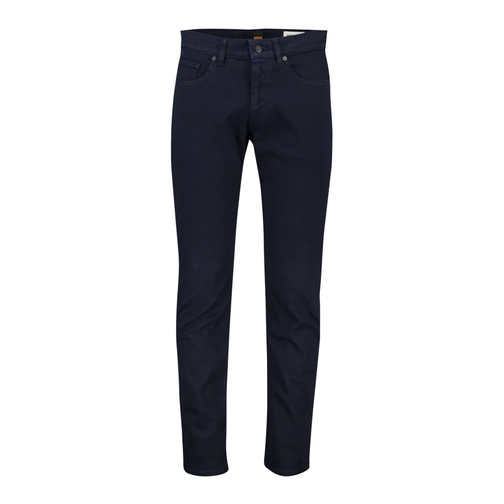 Hugo Boss Donkerblauwe 5-pocket jeans Blue Heren