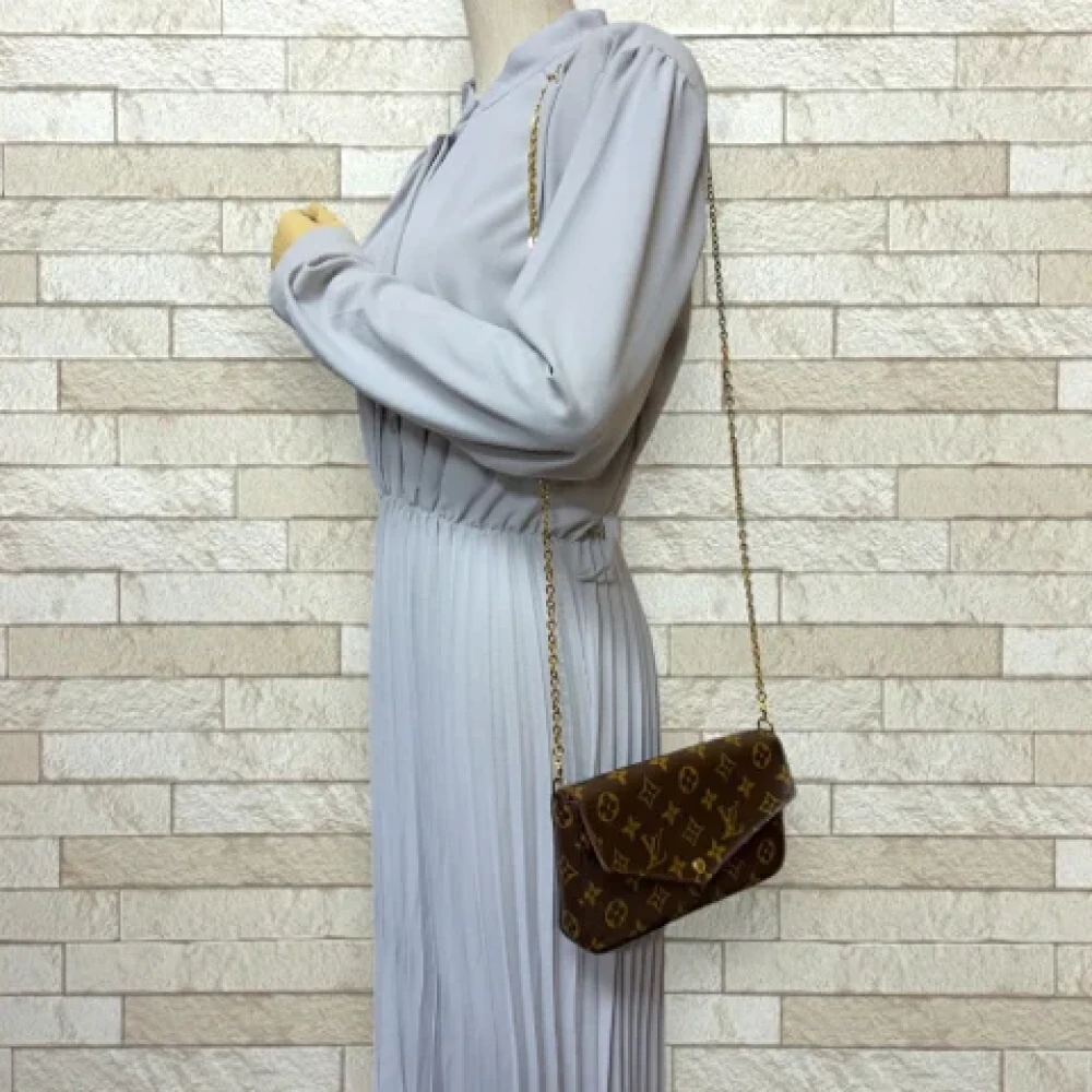 Louis Vuitton Vintage Pre-owned Canvas louis-vuitton-bags Brown Dames