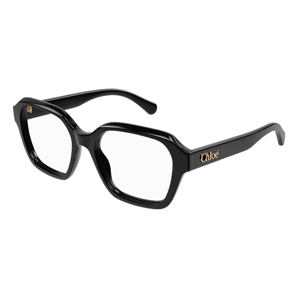 Chloé Mode Bril Zwarte Frame Black Dames