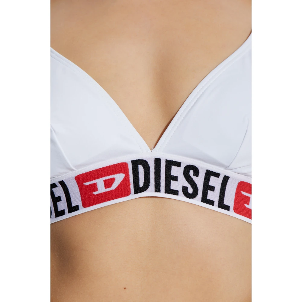 Diesel Bovenkant van het badpak Bfb-Bra-El White Dames