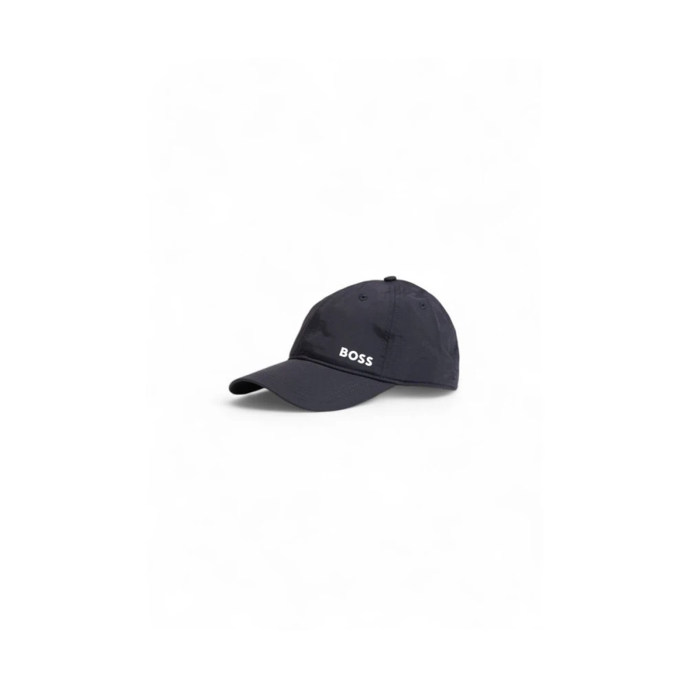 Hugo Boss Zwarte Polyamide Heren Hoeden Collectie Black Heren