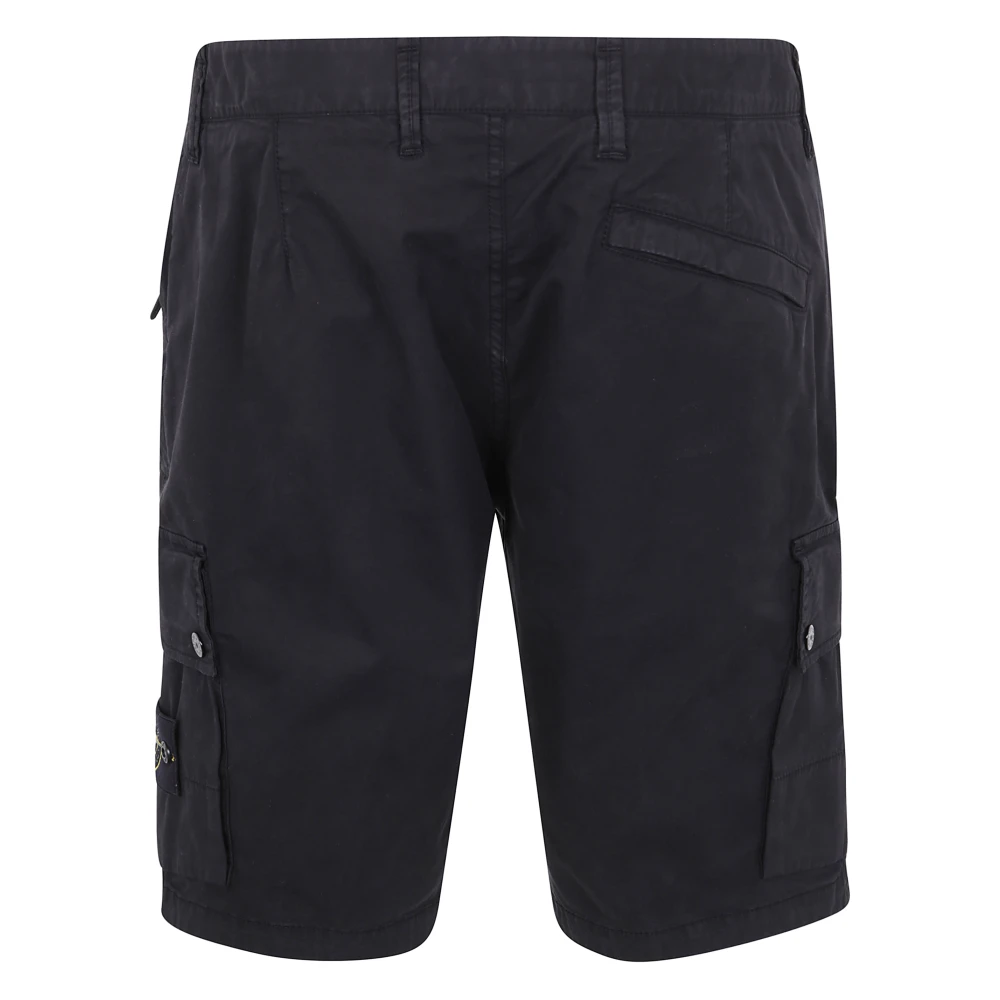 Stone Island Slimme Bermuda Broek Black Heren