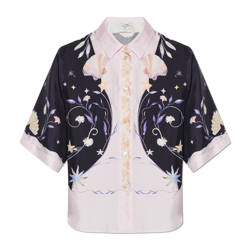 Forte Forte Mujer Negro - Camisa De Seda - Blouses & Shirts - L