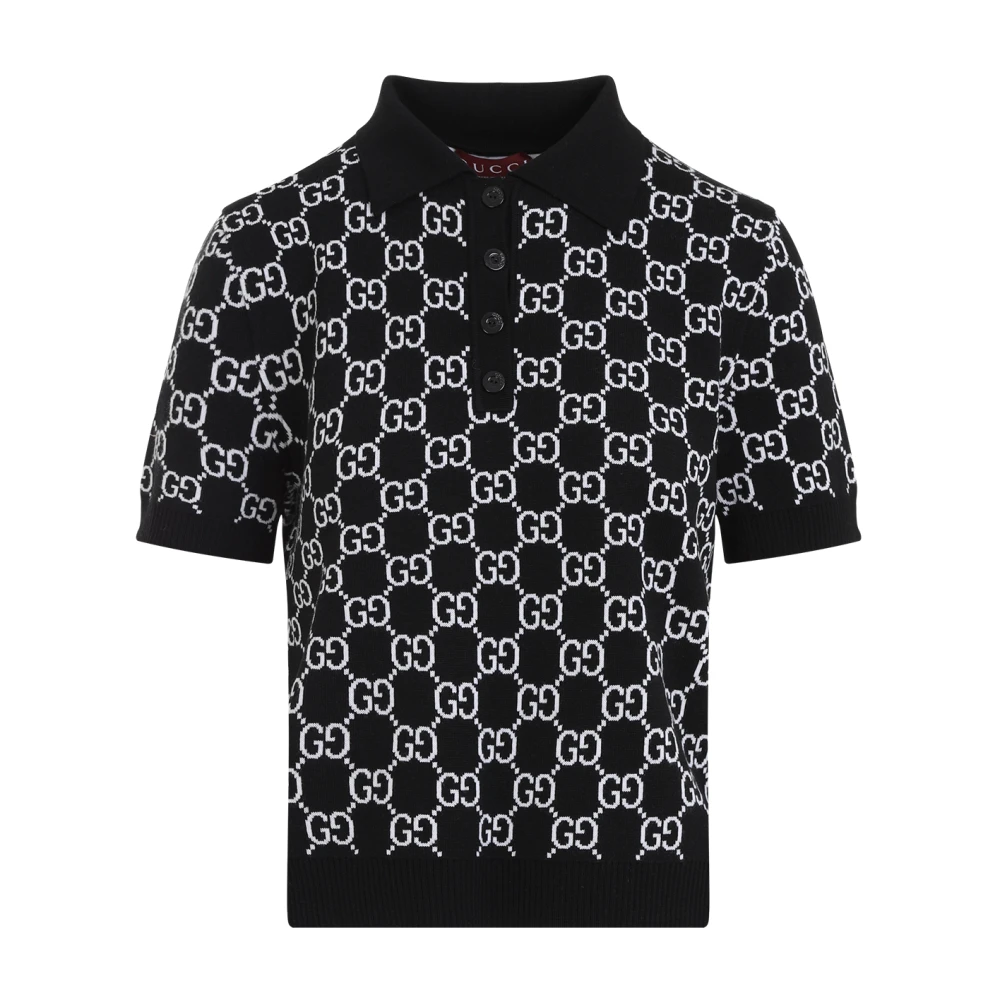 Gucci Zwart T-shirt & Polo Dameskleding Black Dames