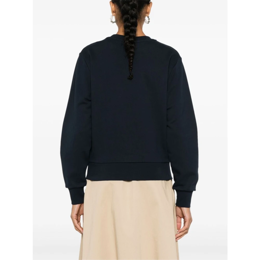 A.p.c. Geborduurde Rue Madame Sweatshirt Blue Dames
