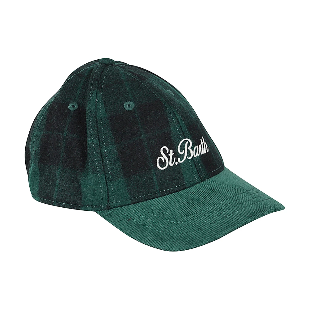 MC2 Saint Barth Sportieve Baseballpet in Navy Blue Green Heren