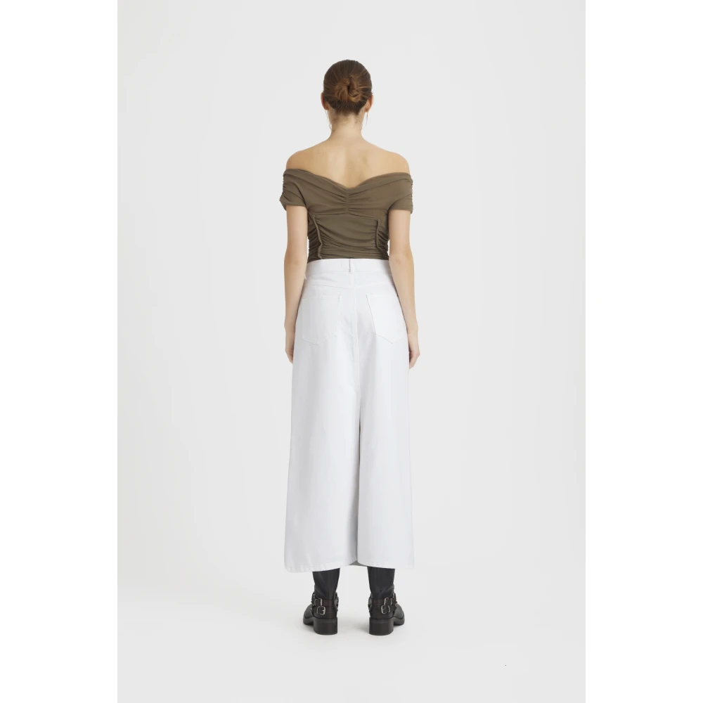 Gestuz Midi Skirts White Dames