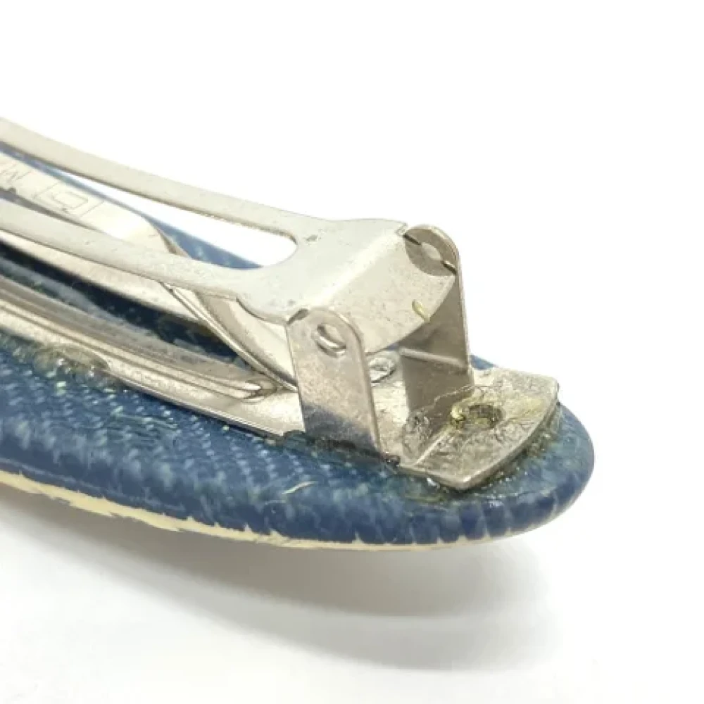 Chanel Vintage Pre-owned Plastic hair-accessories Blue Dames