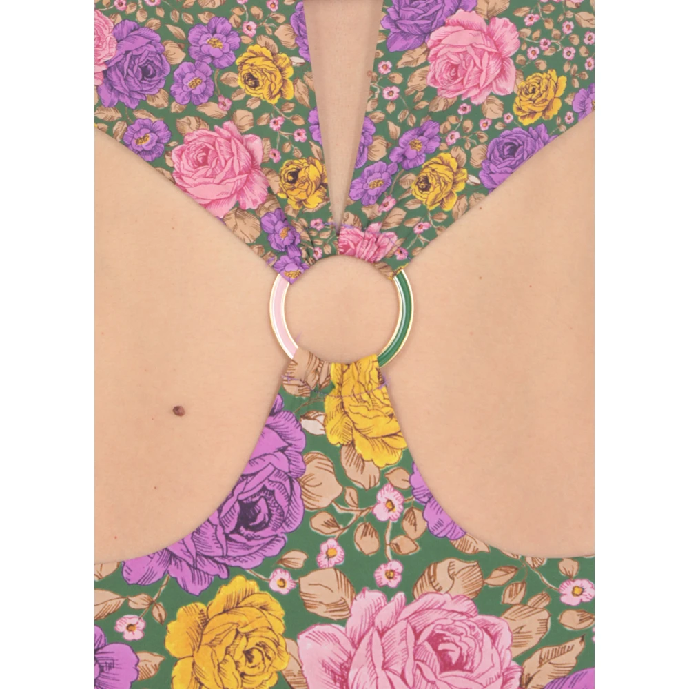 Miss Bikini Bloemen badpak met uitsnijding Multicolor Dames