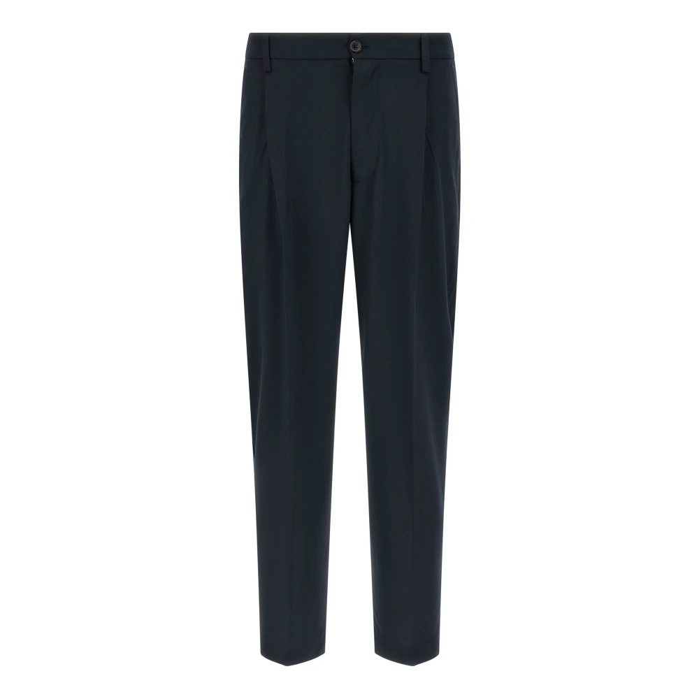 Department Five Blue Suit Trousers, Male, W32, Gin Trousers