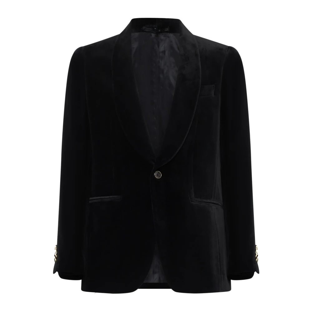 Lardini Zwarte Herenjassen Black Heren