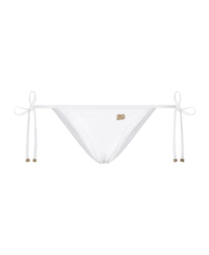 maillot-de-bain-blanc-avec-logo-dore