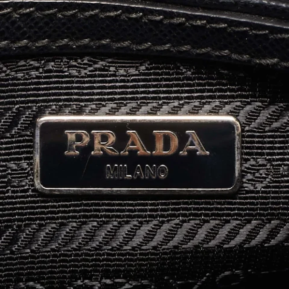 Prada Vintage Pre-owned Leather prada-bags Black Dames