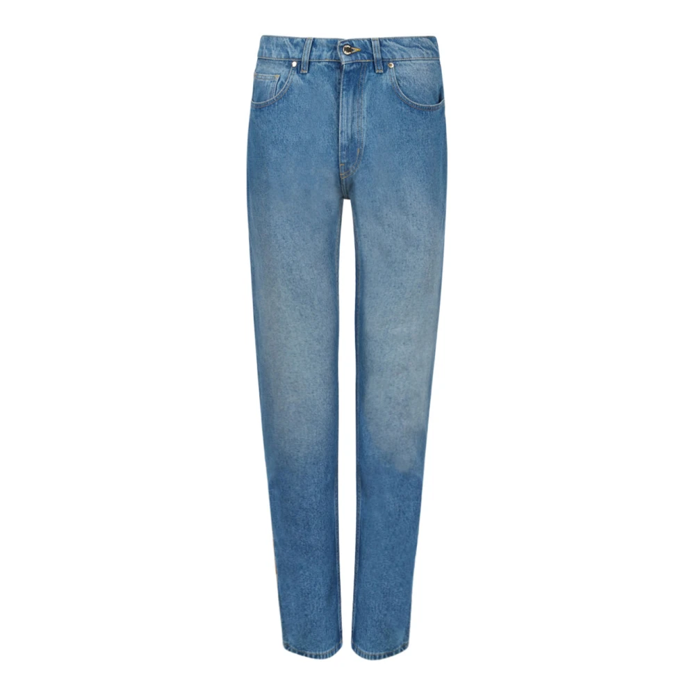Casablanca Vintage Tennis Club Denim Jeans Blue Heren