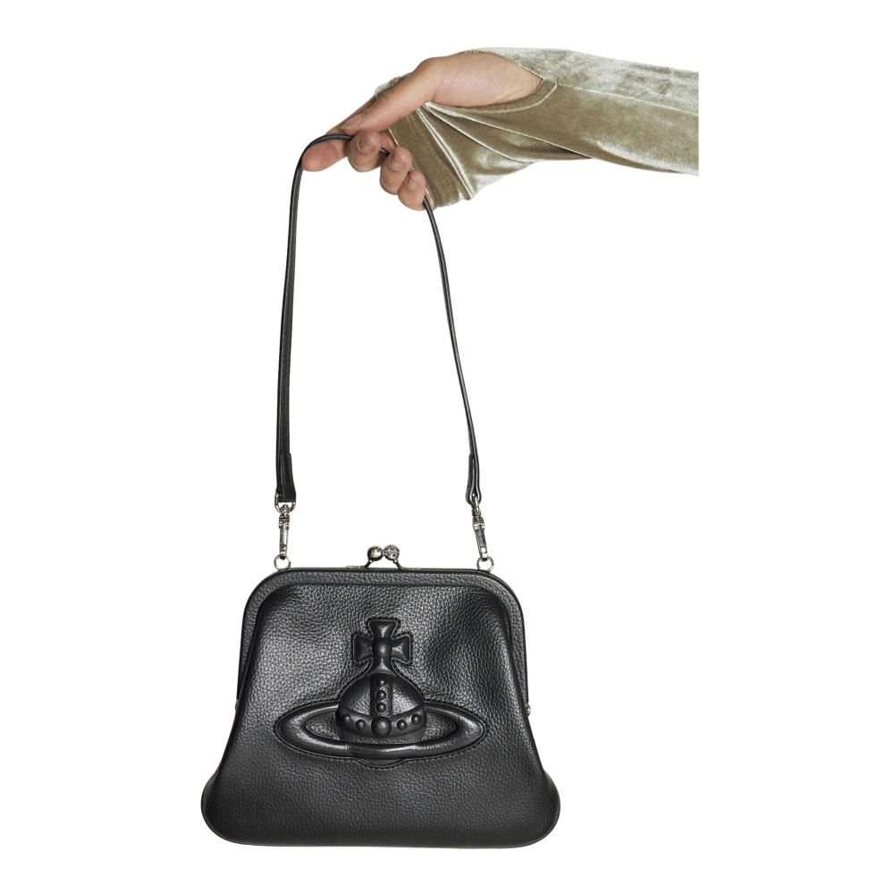 Vivienne Westwood Women's Black Shoulder Bags, One Size, Vivienne's Clutch