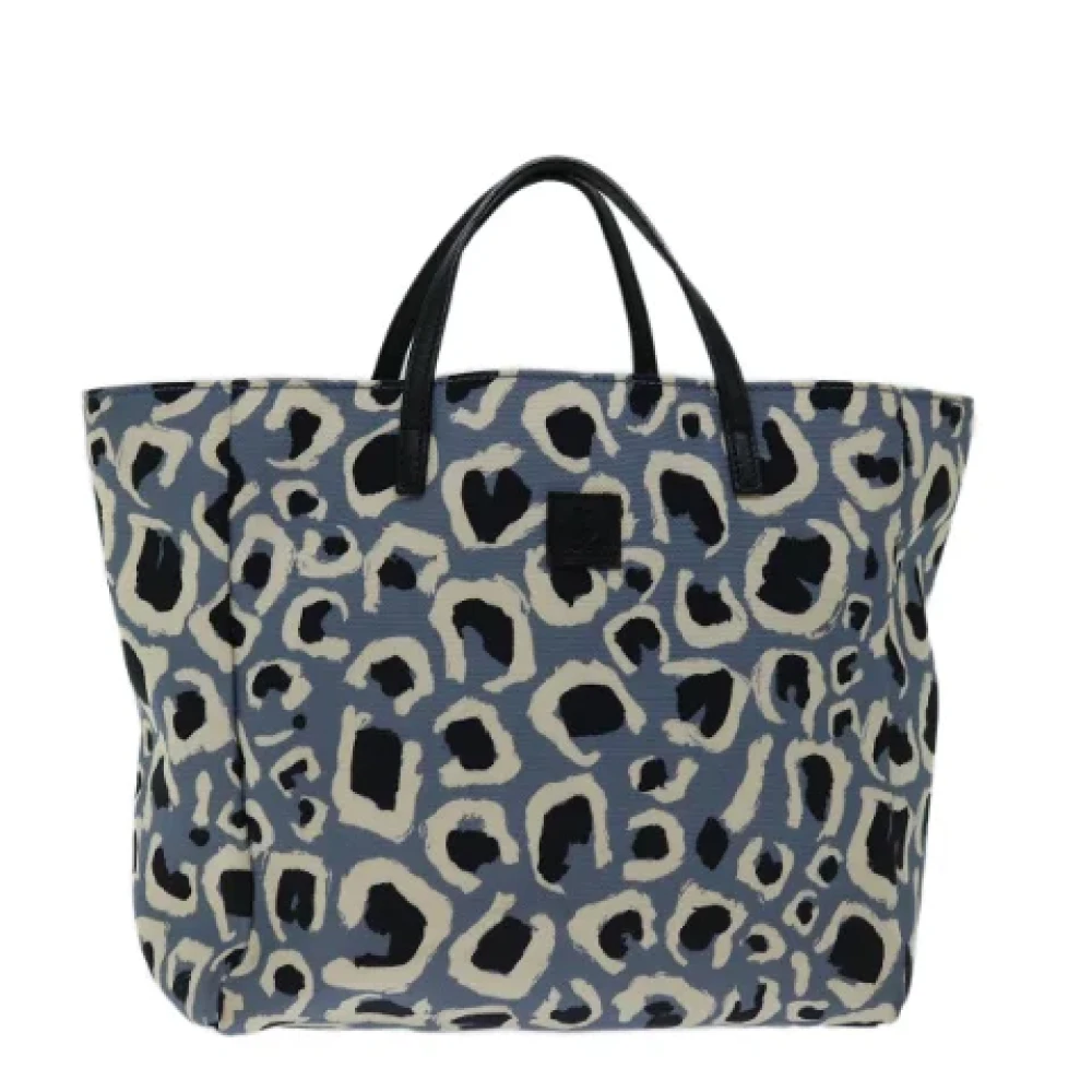 Gucci Vintage Pre-owned Canvas handbags Blue Dames
