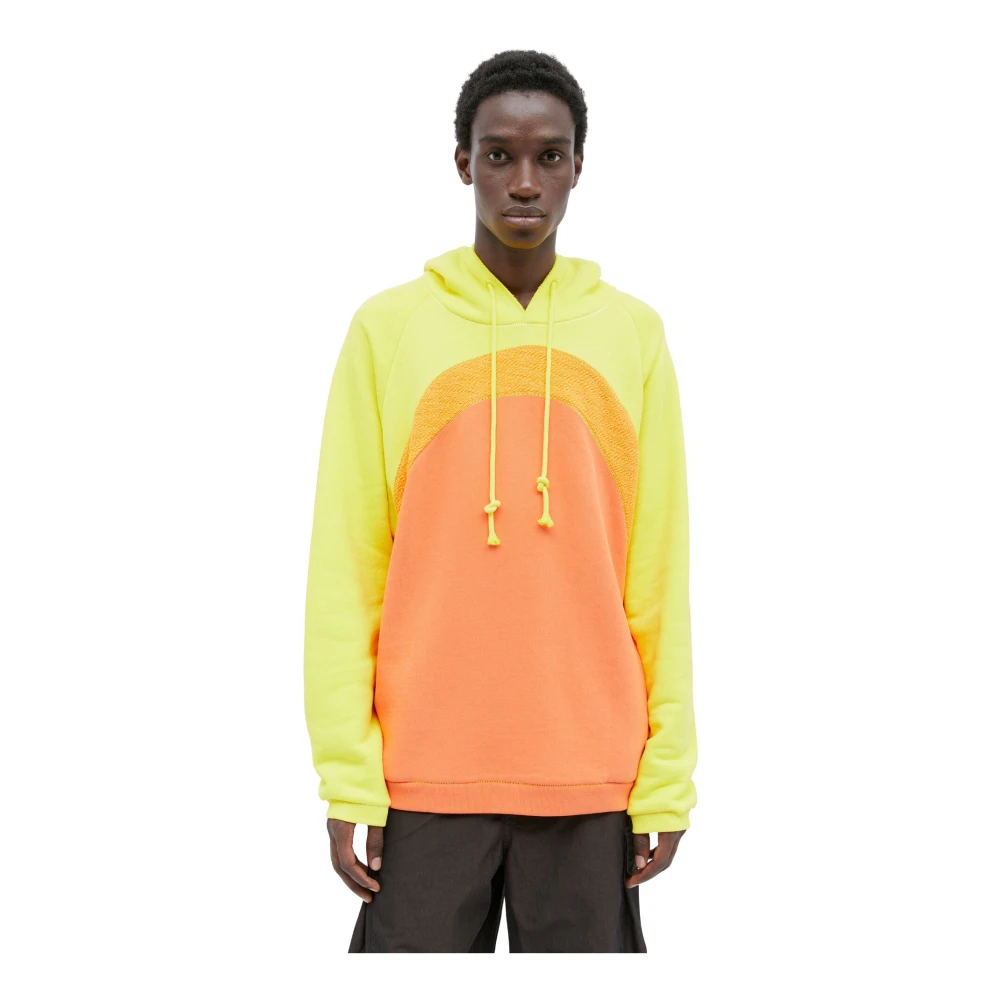 Erl Men's Multicolor Rainbow Hooded Sweatshirt - Hoodies - L - Sweatshirts & Hoodies