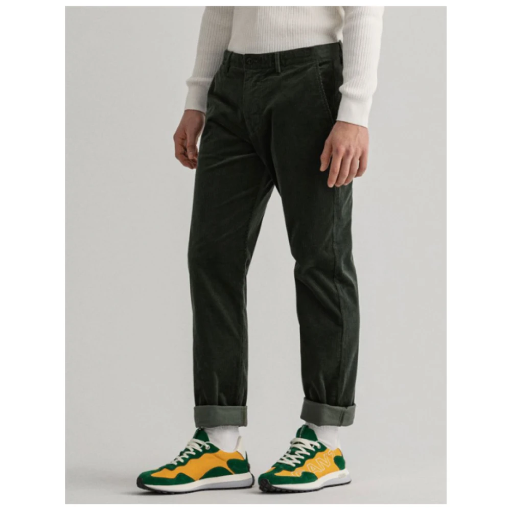 Gant Allister Corduroy Chino Green Heren