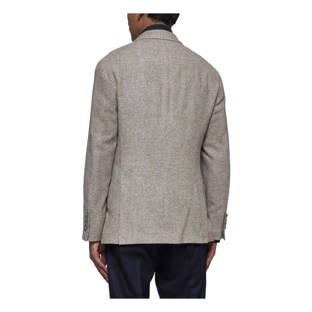 BRUNELLO CUCINELLI Beige Jas voor Mannen Beige Heren