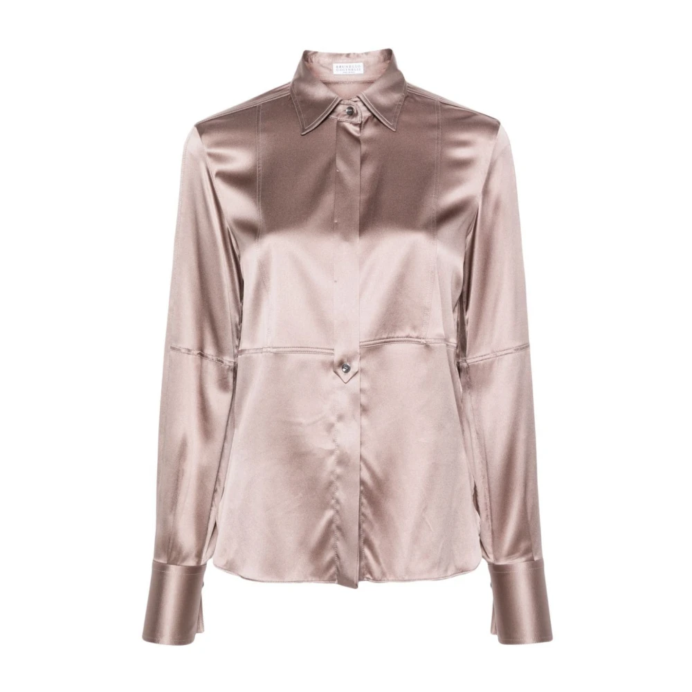 BRUNELLO CUCINELLI Stijlvolle Shirt voor Mannen Pink Dames