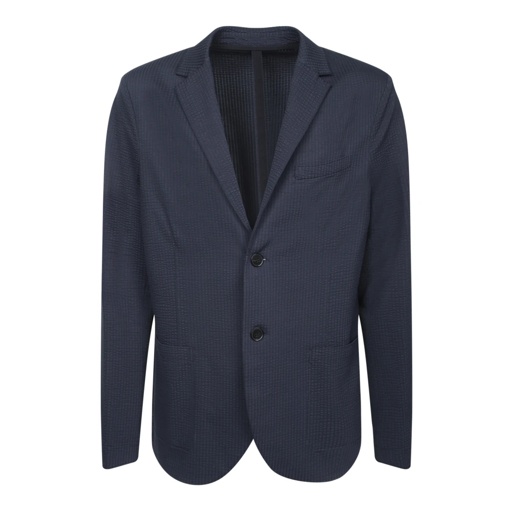 Harris Wharf London Blauwe Blazer voor Mannen Stijlvol Blue Heren