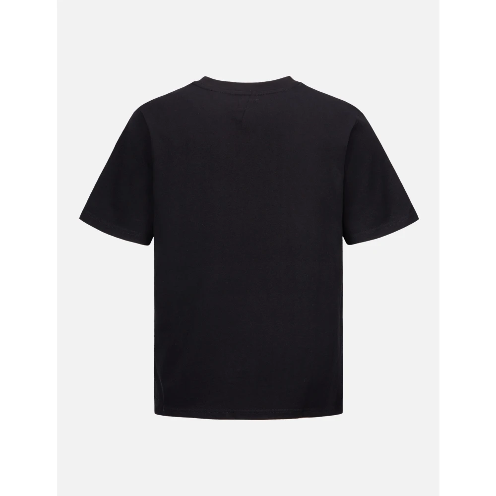 Evisu Zwarte korte mouw T-shirt Black Heren