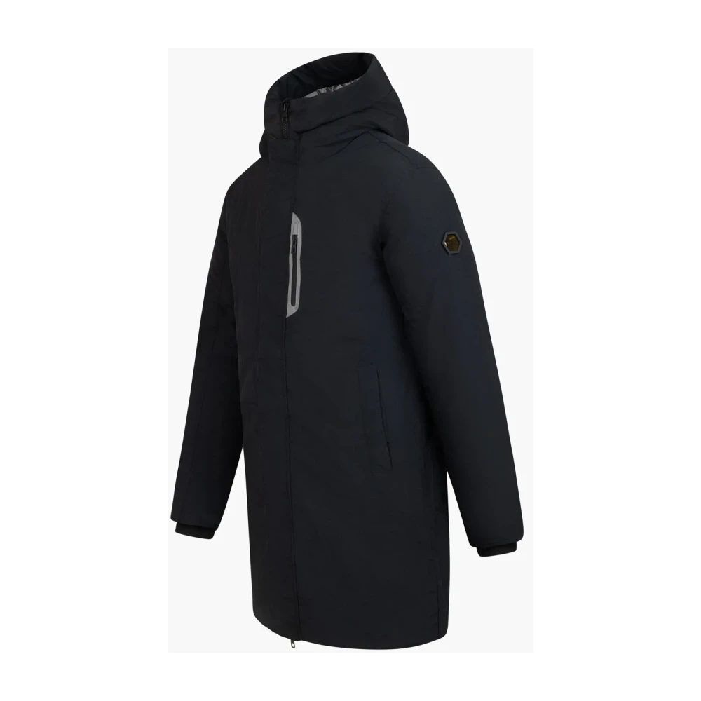Cruyff Lange Parka Winterjas Heren Zwart Black Heren