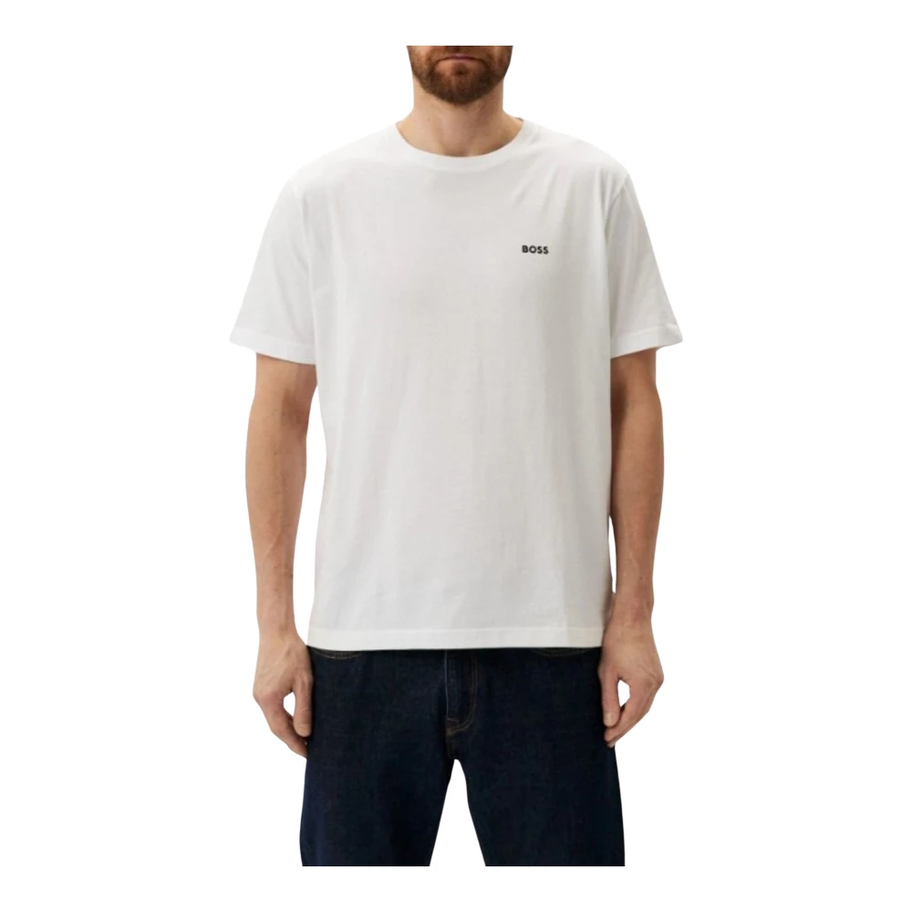 Hugo Boss Mannen Koraal T-Shirt Beige Heren