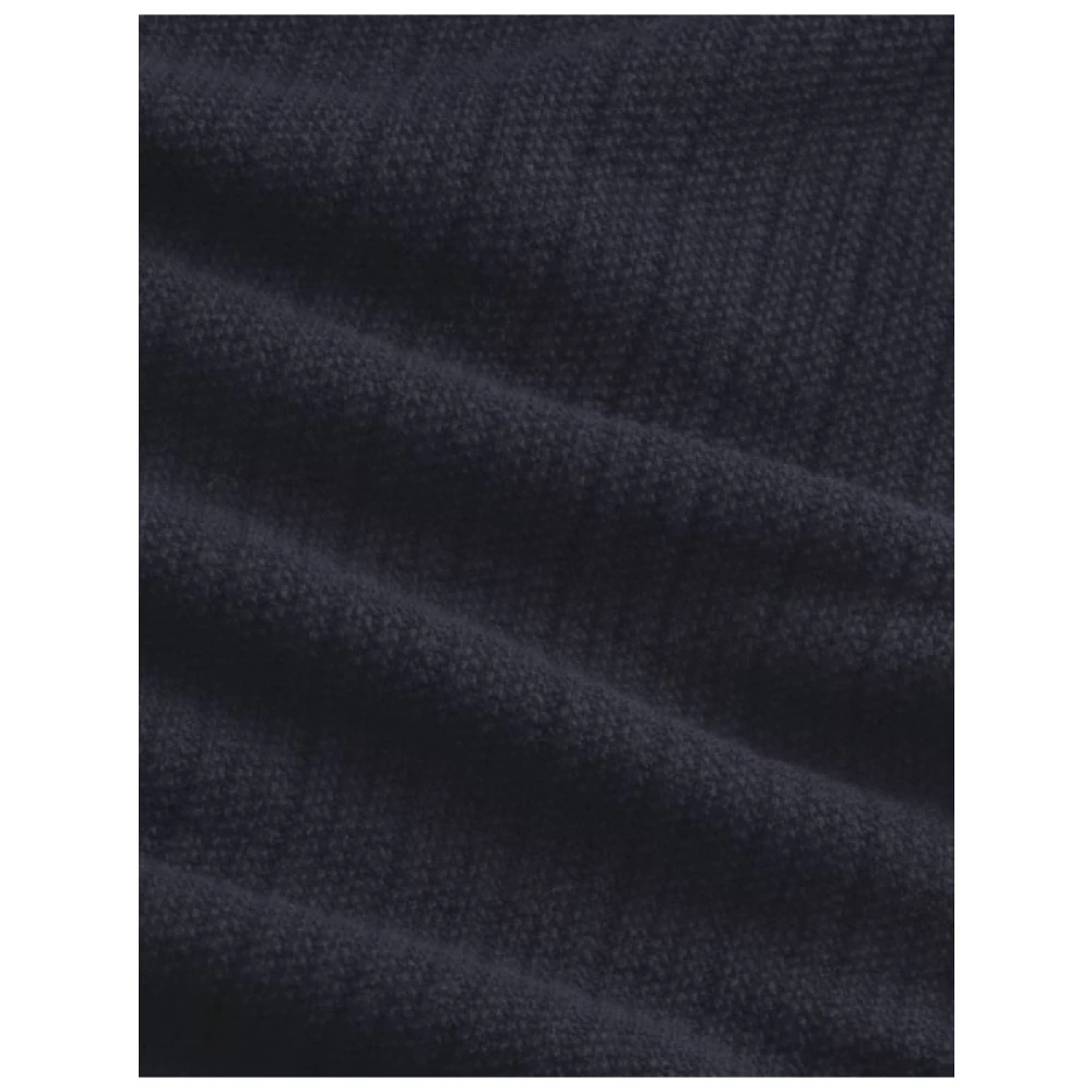 Nn07 Kortemouw knooptrui polo Blue Heren