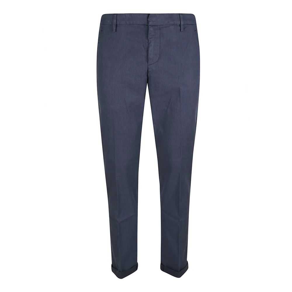 Dondup Herr Blå Byxor W31, Bomull, Byxor Elegant Stil