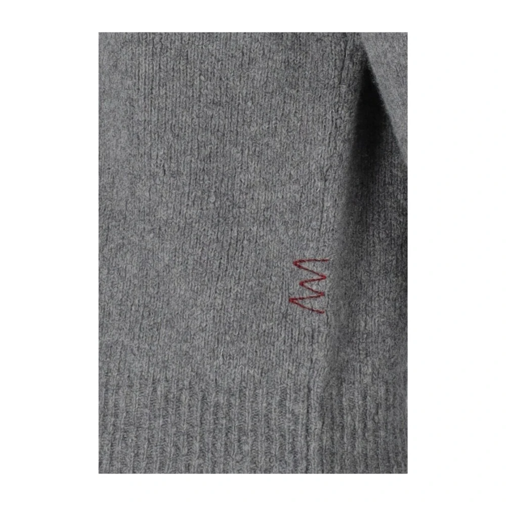 Amaránto Grijze Cashmere Crewneck Jumper Gray Heren