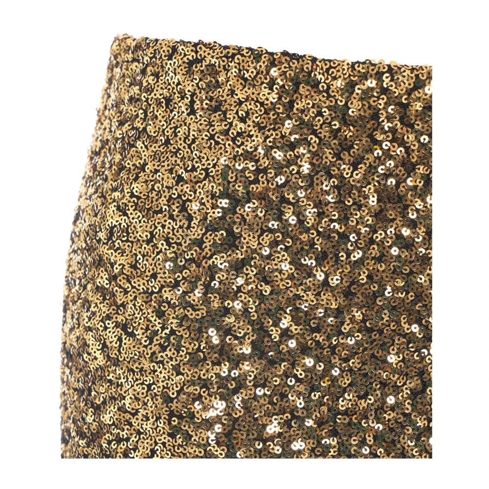 Ottod'Ame Gouden Rok Aw24 Damesmode Yellow Dames