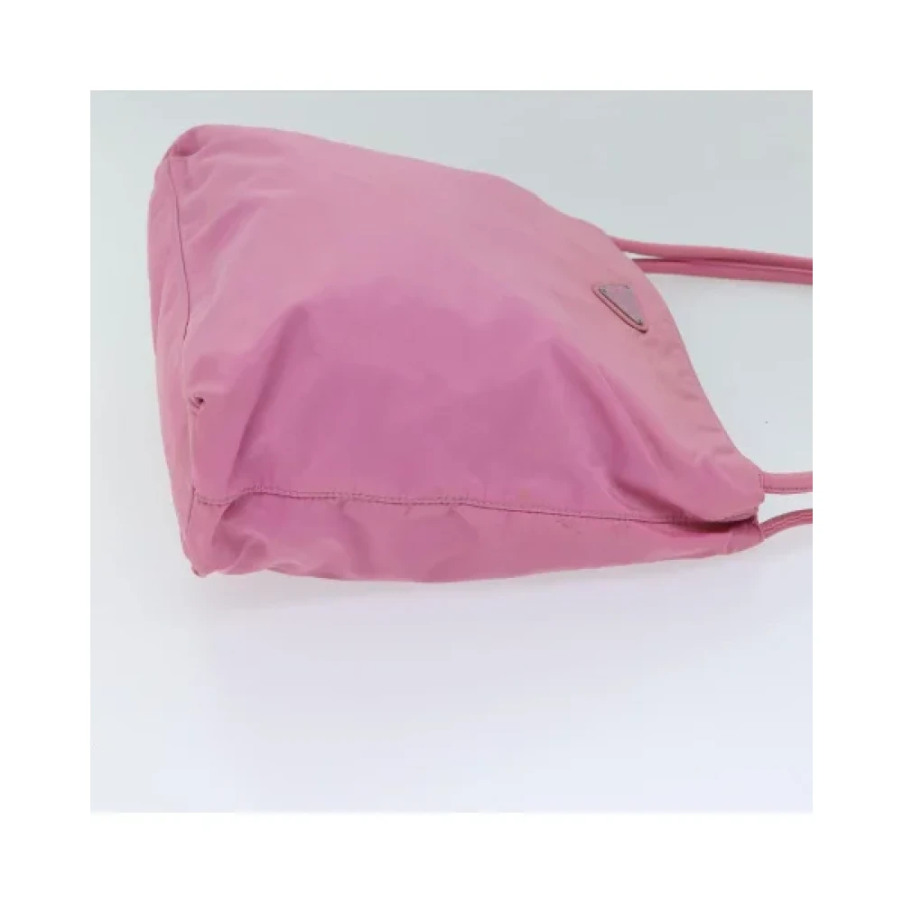 Prada Vintage Pre-owned Nylon prada-bags Pink Dames