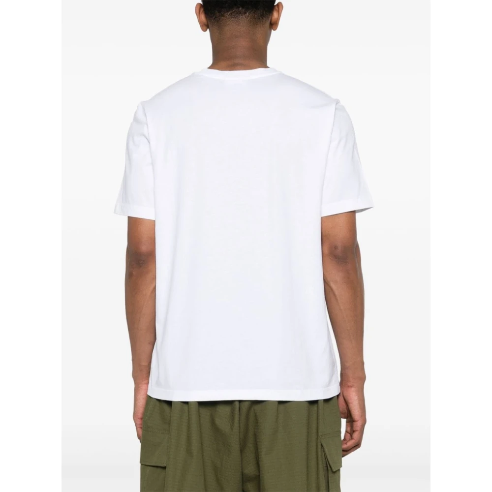 Maison Kitsuné Speedy Fox Crew Neck T-shirt White Heren