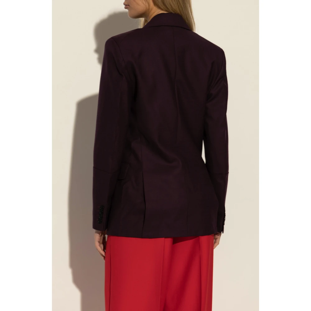 Victoria Beckham Korte jas Helia Red Dames