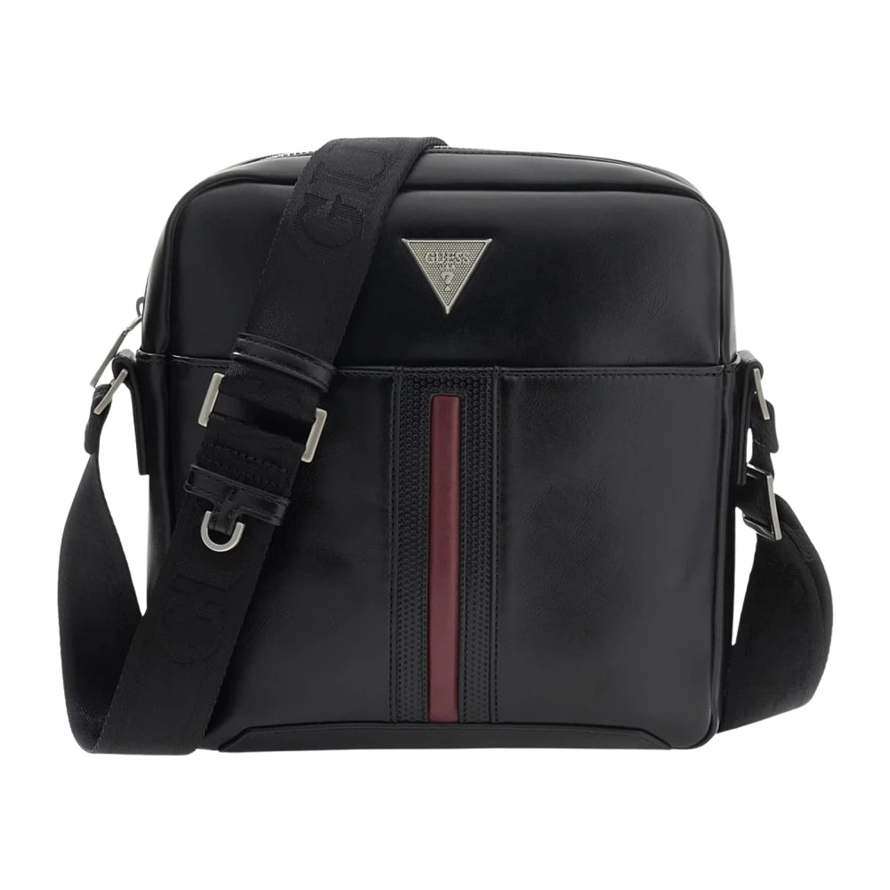 Guess Uomo Nero - Torino Logo Crossbody - Bags - One Size