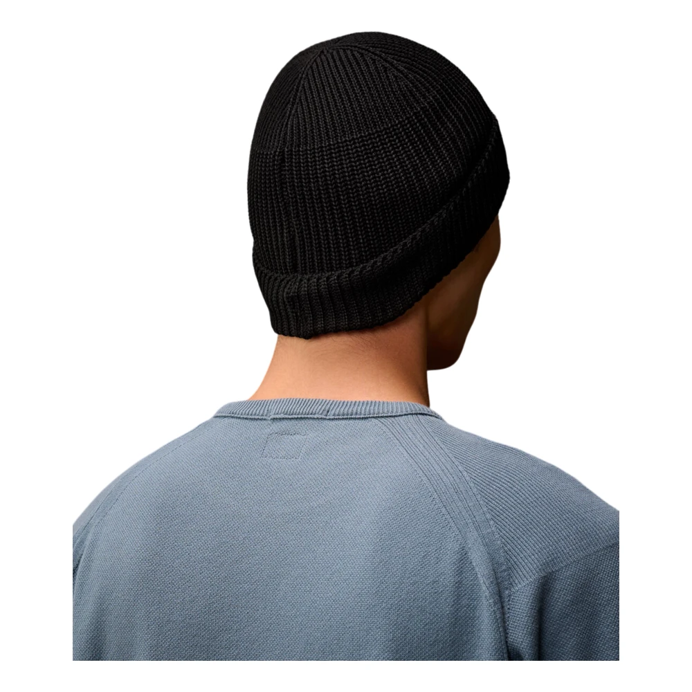 C.P. Company Merino Beanie Metropolis Wollen Muts Bruin Brown Heren