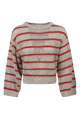 pull-col-rond-taupe-a-rayures
