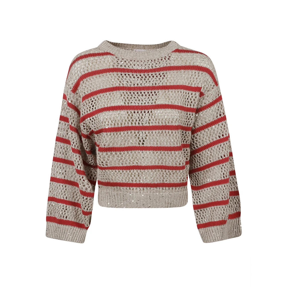 Knitwear > Round-neck Knitwear - - Brunello Cucinelli - Modalova
