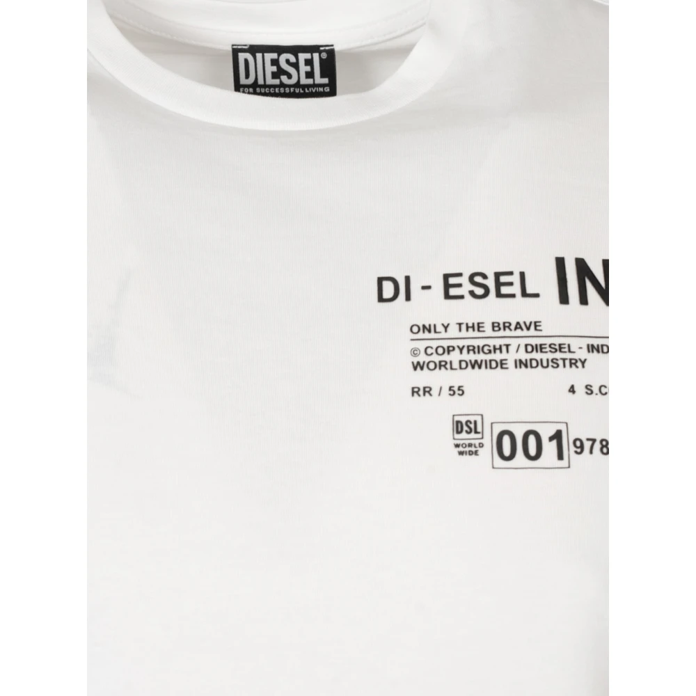 Diesel T-Shirts White Heren