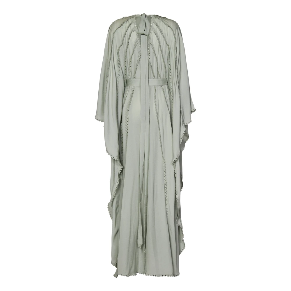 Zuhair Murad Groene Bloemen Kimono Jurk Green Dames