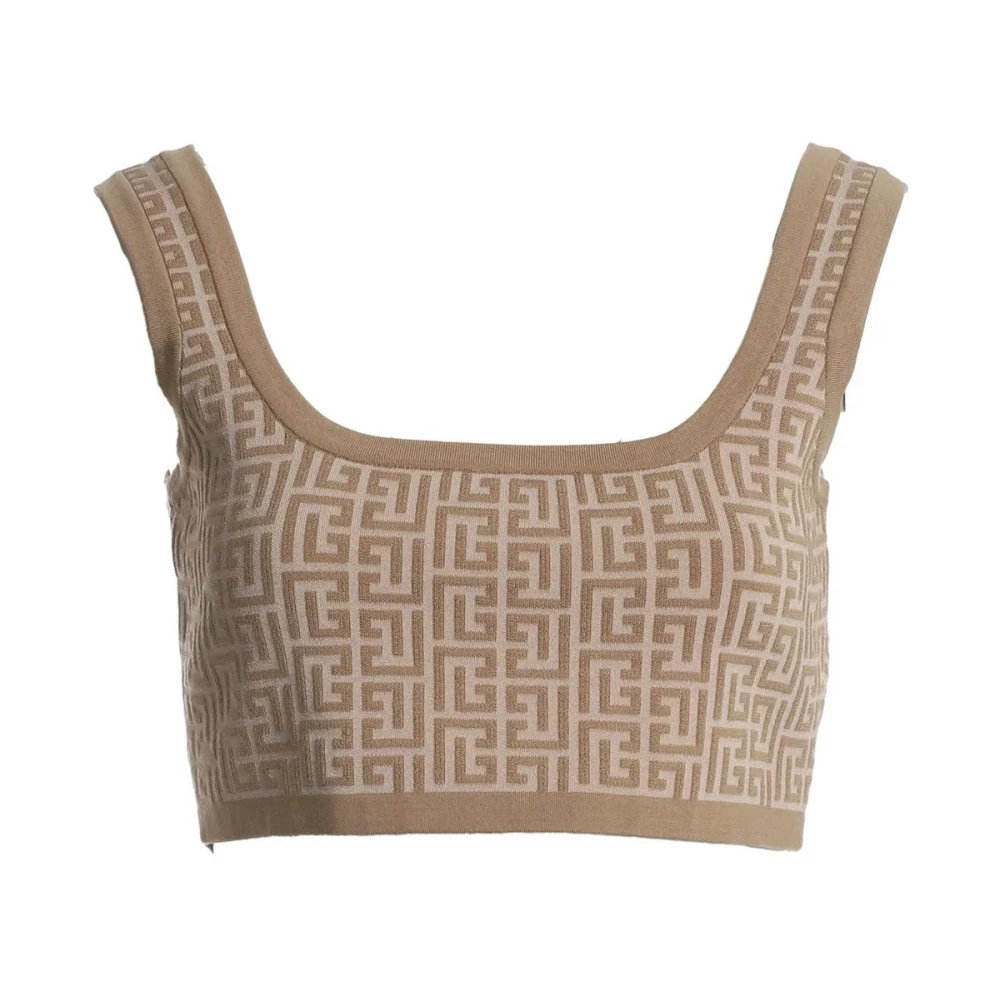 Tops > Sleeveless Tops - - Balmain - Modalova