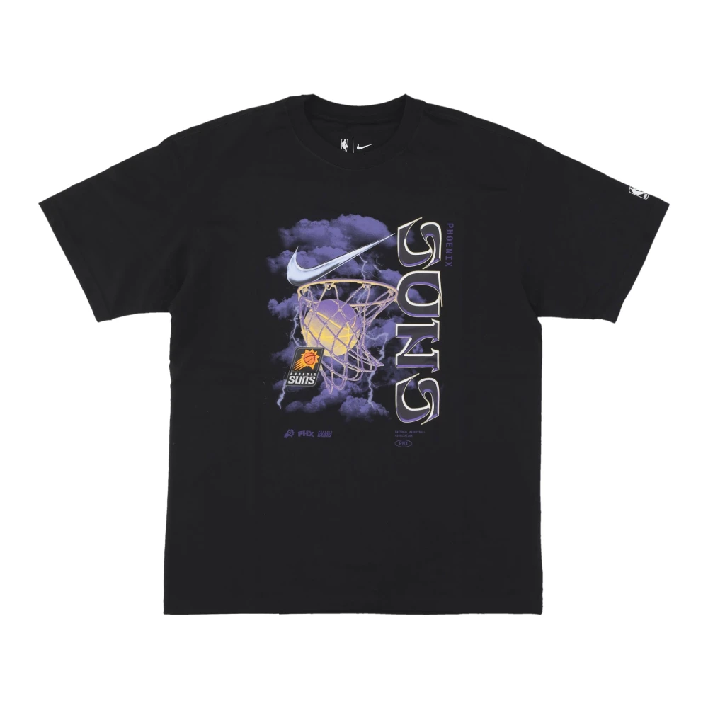 Nike Phoenix Suns NBA Courtside T-shirt Black Heren