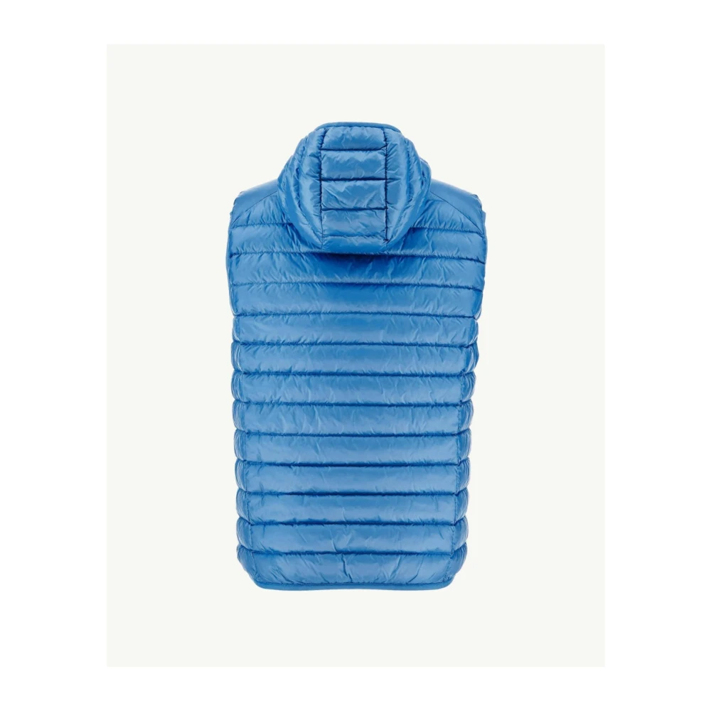 Jott Mouwloos gewatteerd vest met capuchon Blauw Blue Heren