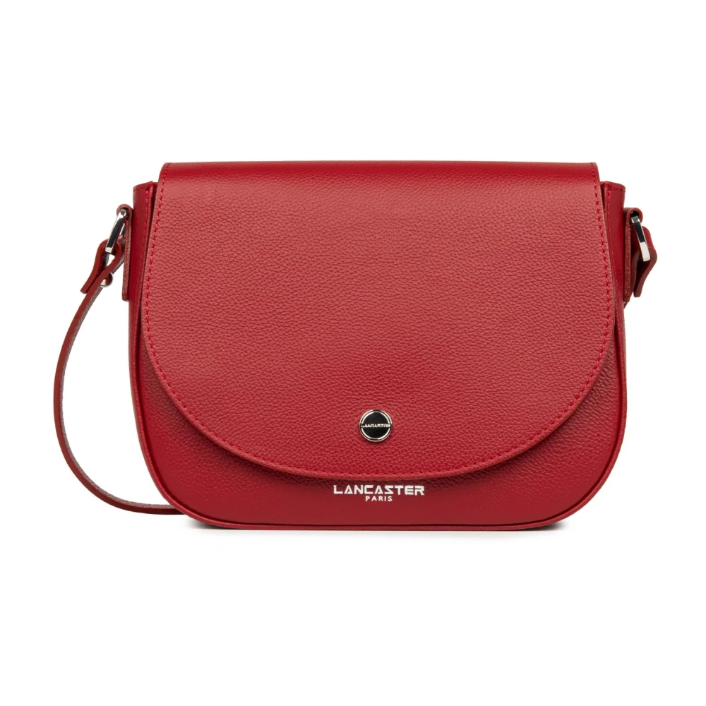 Lancaster Women's Red Magnetic Flap Crossbody Bag Bao