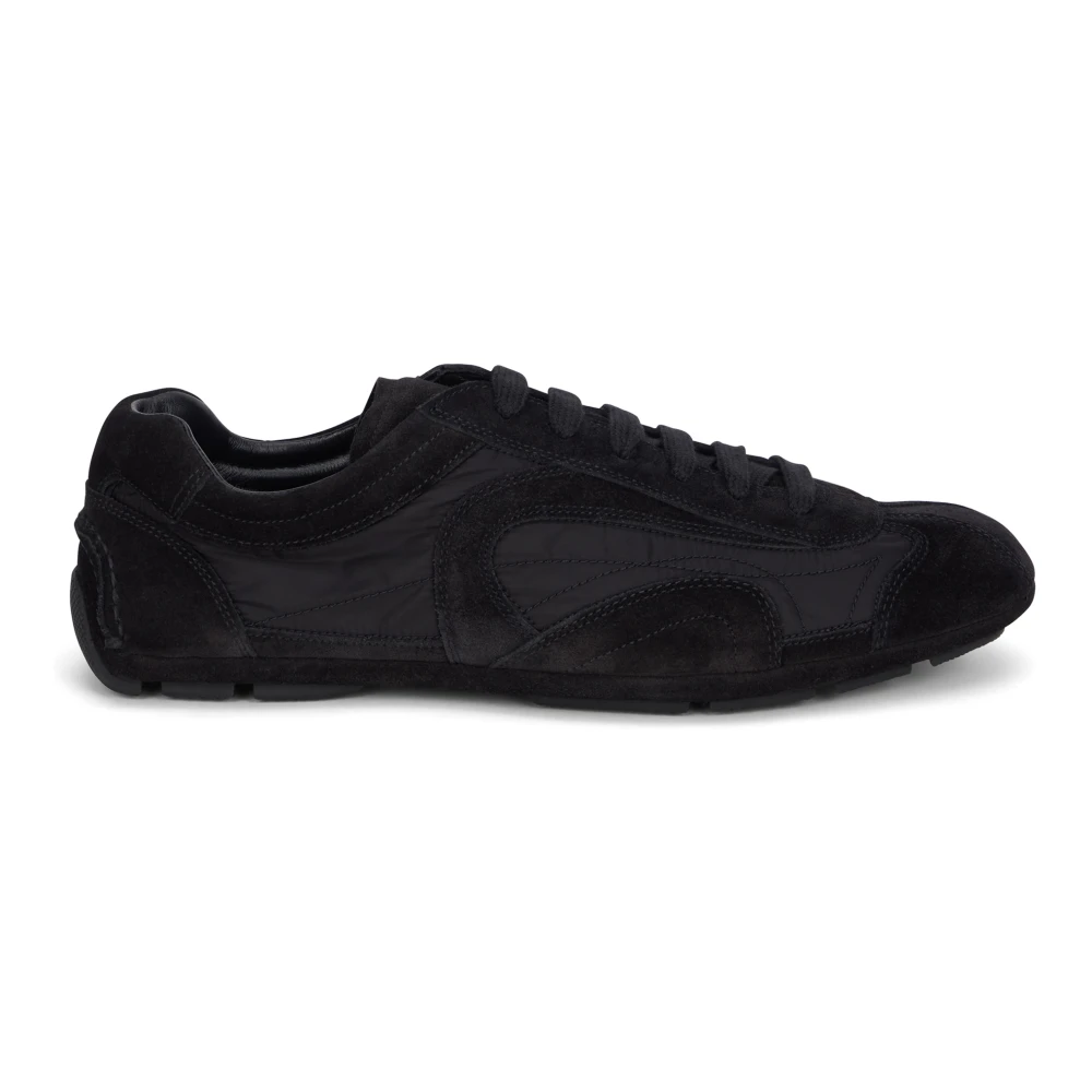 Prada Black Montecarlo Re-Edition 2005 - Male - Sneakers - 7 Uk - Shoes