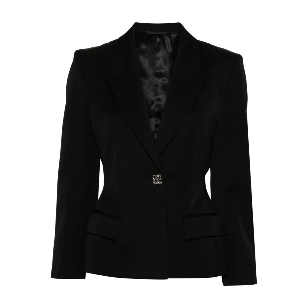 Givenchy 4G Detail Gestructureerd Jasje Black Dames